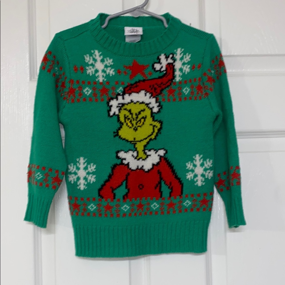 Green Grinch Christmas Sweater